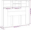 vidaXL Čelo postele s policami Dub Sonoma 120x19x103,5 cm Náhľad obrázku produktu 7