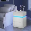 WOLTU Nachttisch mit Ladefunktion, LED-Beleuchtung 25 Produktbild-Vorschau 4