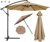 Poszycie Na Parasol Ogrodowy 8 Ramion 300Cm Khaki Wymienne Podgląd zdjęcia produktu 1