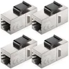 deleyCON CAT6 RJ45 Keystone Verbinder STP 1 Gbit/s, 4 Stück Produktbild-Vorschau 1