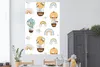MuchoWow® Poster Muster - Tiere - Regenbogen 120x180 cm - Produktbild-Vorschau 2