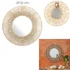 HOME DECO FACTORY Runder Wandspiegel 50 cm Elegante Produktbild-Vorschau 2