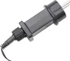 A black electrical plug with a wire attached, isolated on a white background. Náhľad obrázku produktu