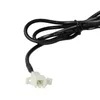 A close-up shot of a black electrical cable with a white connector. Anteprima dell’immagine prodotto