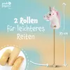 Różowy konik hobbystyczny Papaya "Jednorożec" z kółkami i Podgląd zdjęcia produktu 6