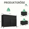 Schubkastenkommode Kommode mit 7 Schubladen aus Stoff Produktbild-Vorschau 7