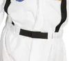 Close-up of a white astronaut costume with a black belt. Produktbild-Vorschau
