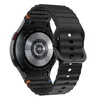 The back of a smartwatch with a black silicone band. Náhled obrázku produktu
