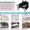 UISEBRT Noir Siège de table Pliable Siège bébé Chaise haute Voir les images du produit 4