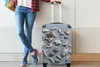 MuchoWow® Koffer Handgepäck Trolley Rollkoffer Kleine Produktbild-Vorschau 5
