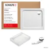 Piatto doccia Schulte 90x80 cm, bianco, modello Cala - Set Anteprima dell’immagine prodotto 1