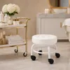 Tabouret de coiffeur cosmétique pour salon de pédicure rond Voir les images du produit 9