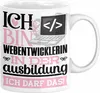 Webentwicklerin Ausbildung Start Geschenk Tasse Ich Bin Produktbild-Vorschau 1