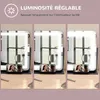 HOMCOM Miroir Lumineux LED intensité miroir de maquillage 3 Voir les images du produit 7