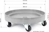 Wózek do beczek Wiltec do 400 kg, solidny wózek Podgląd zdjęcia produktu 5