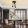ZMH Plafondlamp zwart, vintage, 4 lichtpunten, E27, retro, Productafbeelding-voorbeeld 3