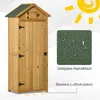 Outsunny Gartenschrank Geräteschuppen mit Fachböden Produktbild-Vorschau 5