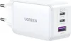 UGREEN Nexode USB-A+2*USB-C 65W GaN Tech Fast Charger White Produktbild-Vorschau 1