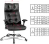 Housse de Chaise de Bureau Universelle Extensible Produktbild-Vorschau 5