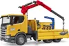 bruder ScaniaSuper 560R Baustellen-LKW Kran und 2 Paletten Produktbild-Vorschau 14