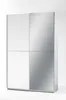 Garderobenschrank - Weiß matt - 125 x 195 cm - mit Spiegel Produktbild-Vorschau 3