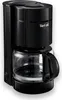 A black Tefal Uno filter coffee machine is shown against a white background. Voir les images du produit