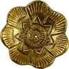 Räucherstäbchenhalter klein Blume Metall gold Blüte Produktbild-Vorschau 1