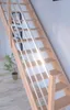 Raumspartreppe Buche 3000 mit Holz-Edelstahl Geländer Produktbild-Vorschau 4