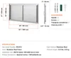 SucceBuy 1067 x 534 mm dvojitá grilovací dvířka, vertikální Náhled obrázku produktu 7