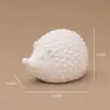 LED Porzellan Igel Groß Warmweiß 6H Timer Herbstdeko Edle Produktbild-Vorschau 3