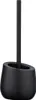 A black toilet brush holder with a brush inside, set against a white background. Náhled obrázku produktu