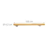 Relaxdays Drevené madlo, buk, 1000 mm/100 cm/1 m, nástenný Náhľad obrázku produktu 3