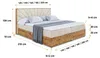 ALTDECOR Boxspringbett LOLLI6 mit H3-Matratze + Topper, Produktbild-Vorschau 7