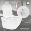 LuxeBath bezrantowa toaleta wisząca, długa 54 cm, biała, Podgląd zdjęcia produktu 6