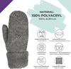 styleBREAKER Damen warme Winter Strick Fäustlinge, Produktbild-Vorschau 5
