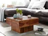 FineBuy Couchtisch 57,5x57,5x30 cm Sheesham Massivholz Produktbild-Vorschau 2