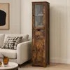 Szafka łazienkowa COSTWAY, 170 cm, szafka łazienkowa z Podgląd zdjęcia produktu 2