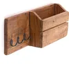 SCHLÜSSELBRETT "LINO" | mit 3 Haken | Holz Wandgarderobe Produktbild-Vorschau 2