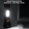 2 Stück LED-Taschenlampe Solarbetriebene/wiederaufladbare Produktbild-Vorschau 6