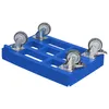 4 Stück Hygienetransportroller 600 x 400 mm mit 2 Bremsen Produktbild-Vorschau 3