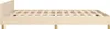 vidaXL Bettgestell ohne Matratze Creme 140x200 cm Stoff Produktbild-Vorschau 6