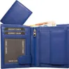 Portafoglio in Pelle sintetica, modello combinato, blu Anteprima dell’immagine prodotto 1