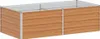 vidaXL Hochbeet Hellbraun 160 x 80 x 45 cm Verzinkter Stahl Produktbild-Vorschau 1