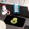 Mr. & Mrs. Panda fußmatte bad Avocado Kern - Schwarz - Produktbild-Vorschau 3