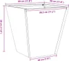 vidaXL Pflanzkübel 2 Stk. Olivgrün 30x30x30 Stahl Produktbild-Vorschau 7