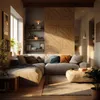 STYLER Akustikpaneel 2x60x60 cm helle Holzoptik modernes Produktbild-Vorschau 2