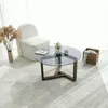 Luigia - Couchtisch, 75x75x40h cm, Grau Nussbaum, Produktbild-Vorschau 7