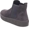 A single gray Chelsea boot is shown from a rear-side angle against a white background. Produktbild-Vorschau