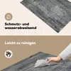 KitchenYeah© Herdabdeckplatte Grauer hölzerner Hintergrund Produktbild-Vorschau 2