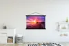 MuchoWow® Textilposter Steg - Wasser - Sonne - Rosa - Produktbild-Vorschau 2